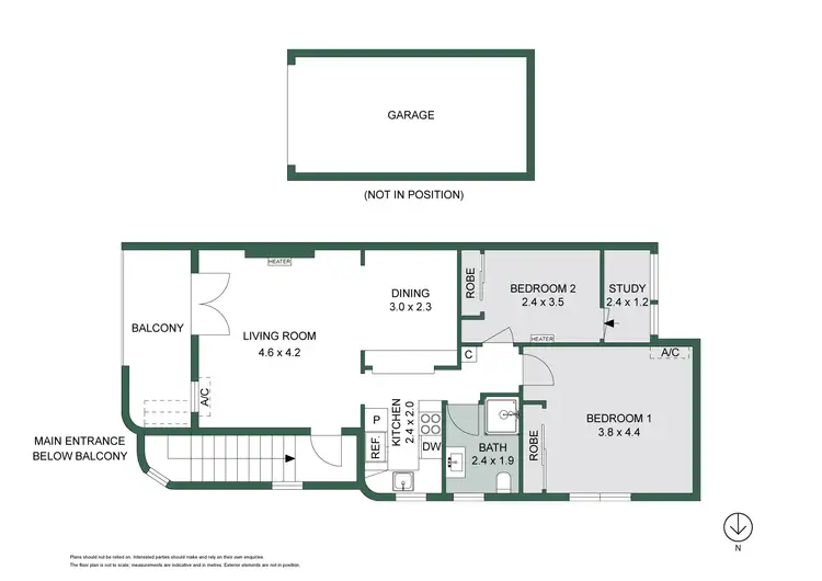Floorplan of Homely apartment listing, 2/271 Williams Road, South Yarra VIC 3141