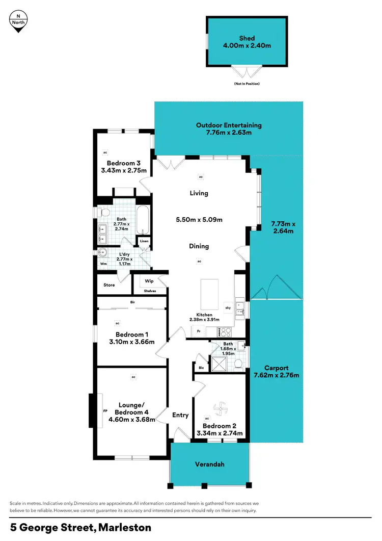 Floorplan of Homely house listing, 5 George Street, Marleston SA 5033