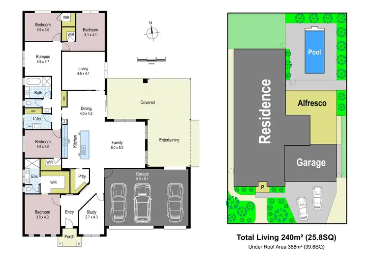 Floorplan of Homely house listing, 6 Charlwood Court, Drouin VIC 3818