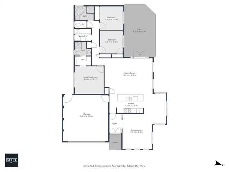Floorplan of Homely house listing, 18 Heatherdale Street, Amaroo ACT 2914