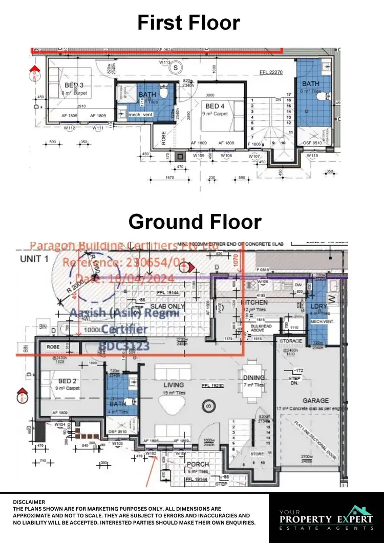Floorplan of Homely semi-detached listing, 8A Conkerberry Street ( Melonba), Marsden Park NSW 2765