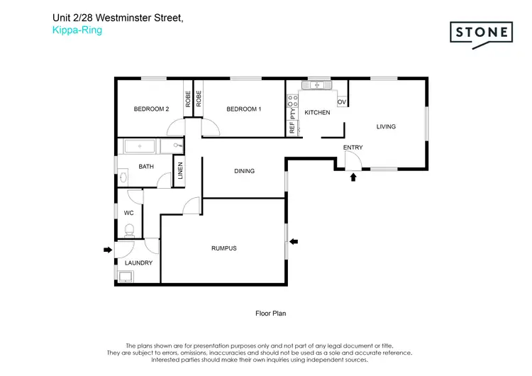 Floorplan of Homely unit listing, 2/28 Westminster Street, Kippa-ring QLD 4021