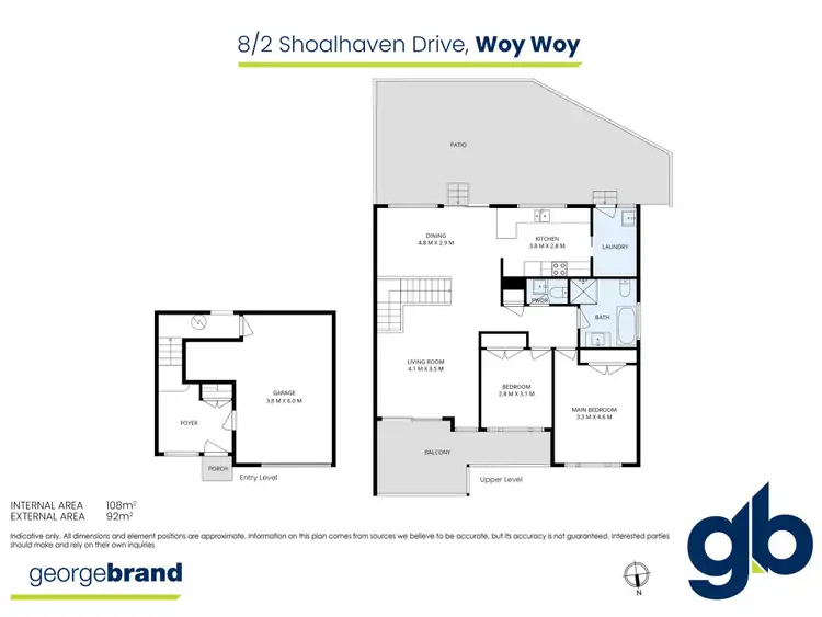 Floorplan of Homely townhouse listing, 8/2 Shoalhaven Drive, Woy Woy NSW 2256