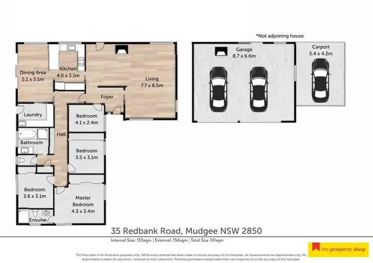 Floorplan of Homely house listing, 35 Redbank Road, Mudgee NSW 2850
