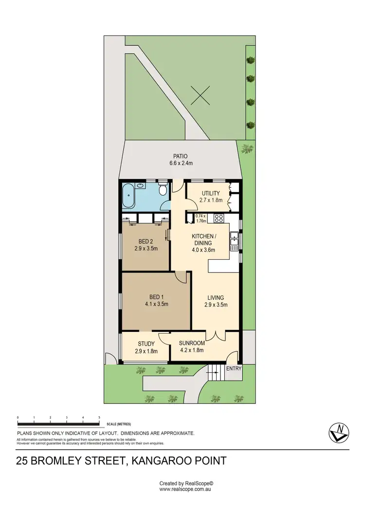 Floorplan of Homely house listing, 25 Bromley Street, Kangaroo Point QLD 4169