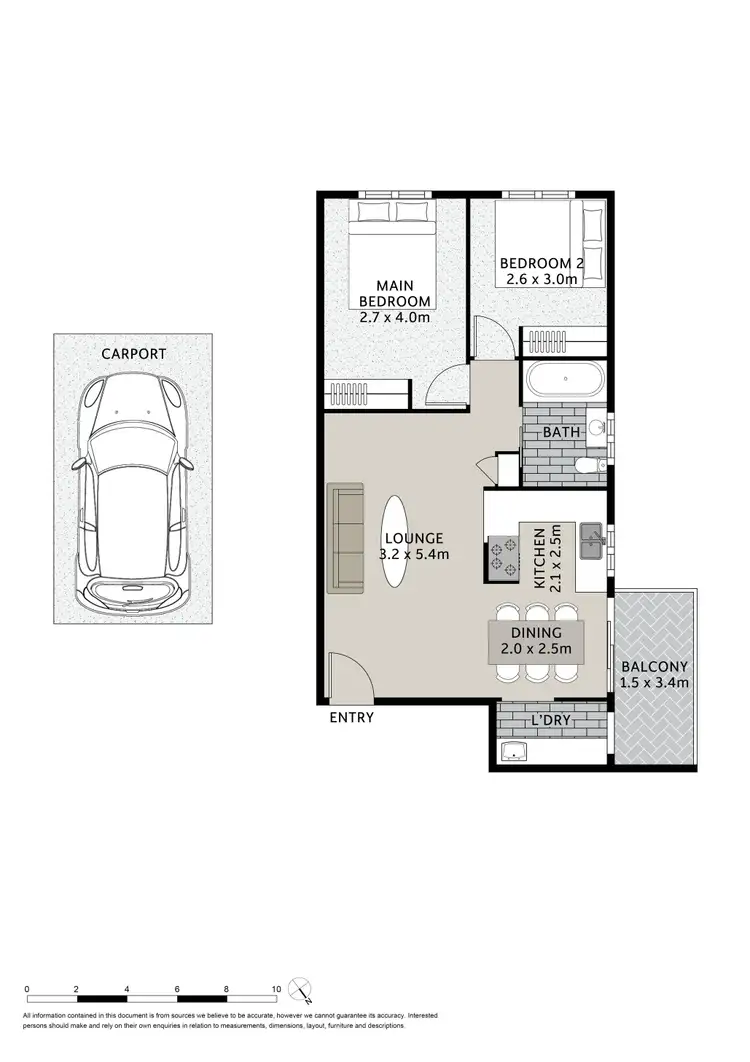 Floorplan of Homely apartment listing, 22/57 Jacaranda Avenue, Bradbury NSW 2560