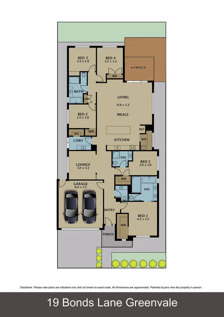 Floorplan of Homely house listing, 19 Bonds Lane, Greenvale VIC 3059