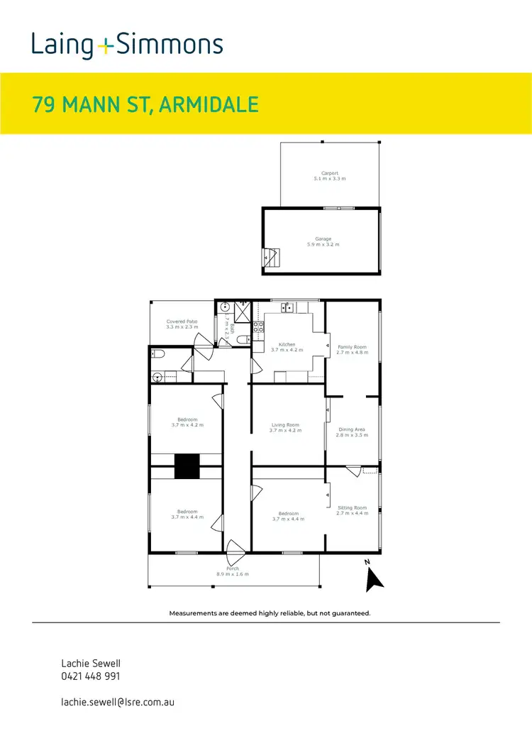 Floorplan of Homely house listing, 79 Mann Street, Armidale NSW 2350