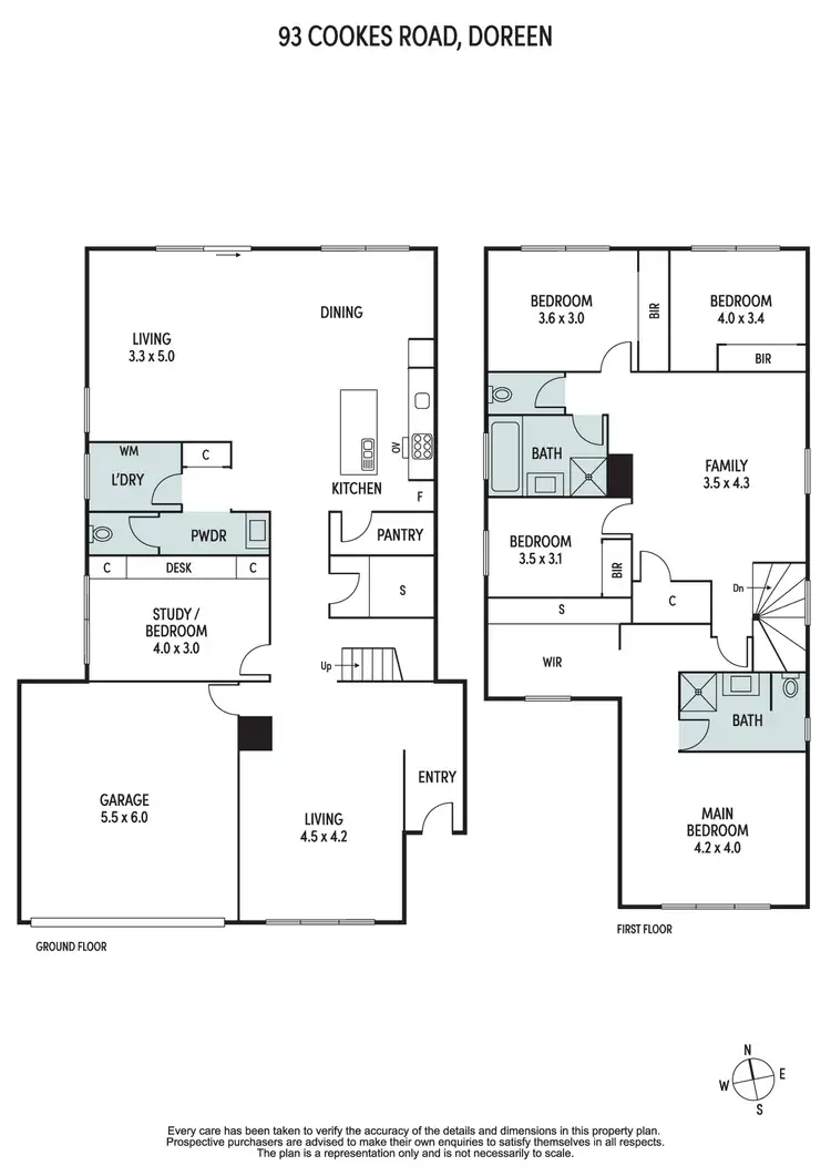 Floorplan of Homely house listing, 93 Cookes Road, Doreen VIC 3754