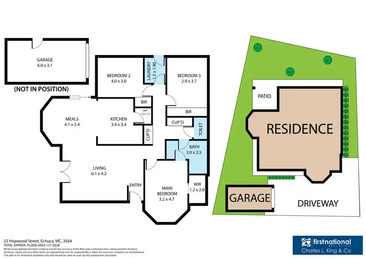 Floorplan of Homely townhouse listing, 5/52 Hopwood Street, Echuca VIC 3564