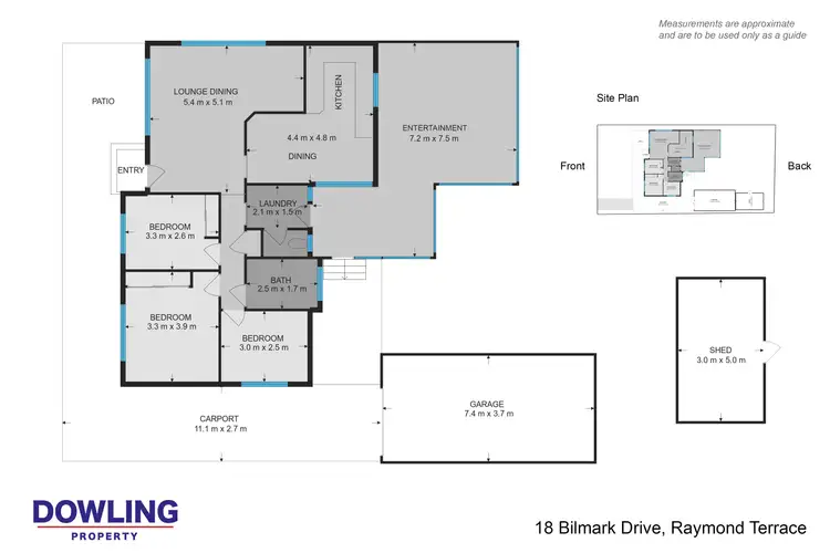 Floorplan of Homely house listing, 18 Bilmark Drive, Raymond Terrace NSW 2324