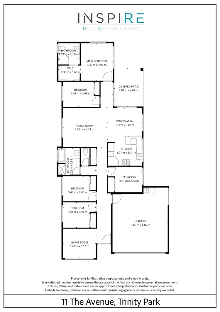 Floorplan of Homely house listing, 11 The Avenue, Trinity Park QLD 4879