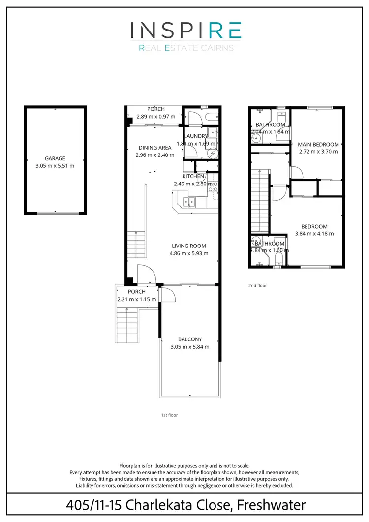 Floorplan of Homely unit listing, 405/11-15 Charlekata Close, Freshwater QLD 4870