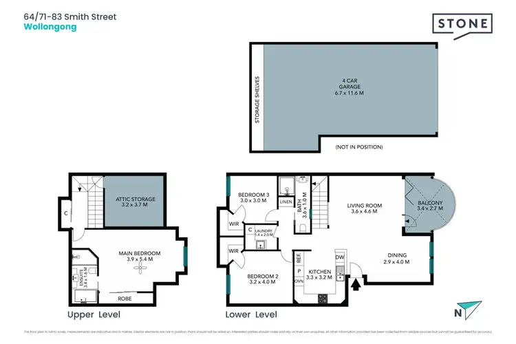 Floorplan of Homely house listing, 64/71-83 Smith Street, Wollongong NSW 2500