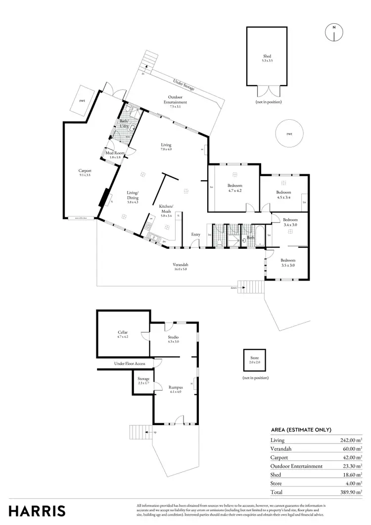 Floorplan of Homely house listing, 124 Old Mount Barker Road, Stirling SA 5152
