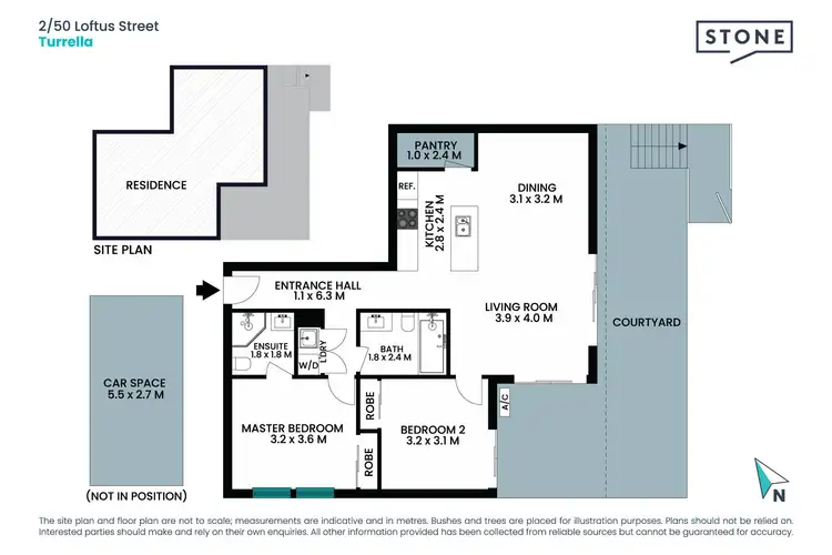 Floorplan of Homely apartment listing, 2/50 Loftus Street, Turrella NSW 2205