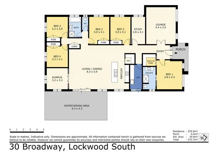 Floorplan of Homely house listing, 30 Broadway, Lockwood South VIC 3551