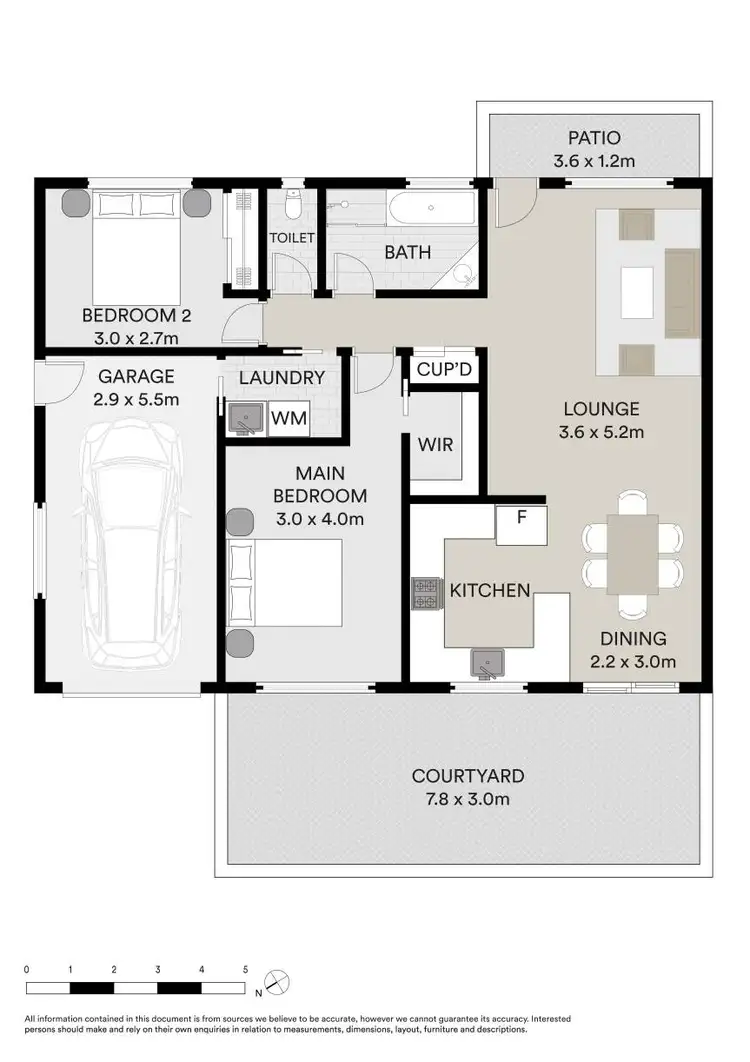 Floorplan of Homely villa listing, 17/114 Cherry Street, Ballina NSW 2478