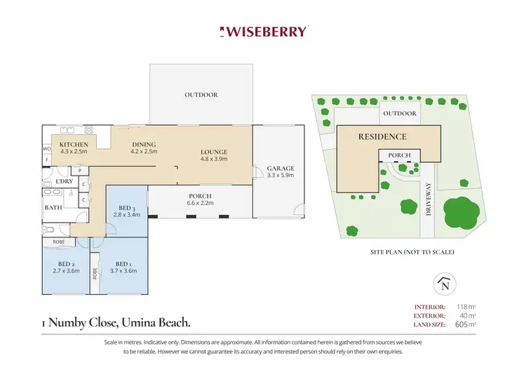 Floorplan of Homely house listing, 1 Numby Close, Umina Beach NSW 2257