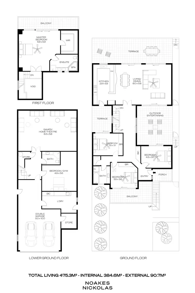 Floorplan of Homely house listing, 9 Chester Court, Grange SA 5022