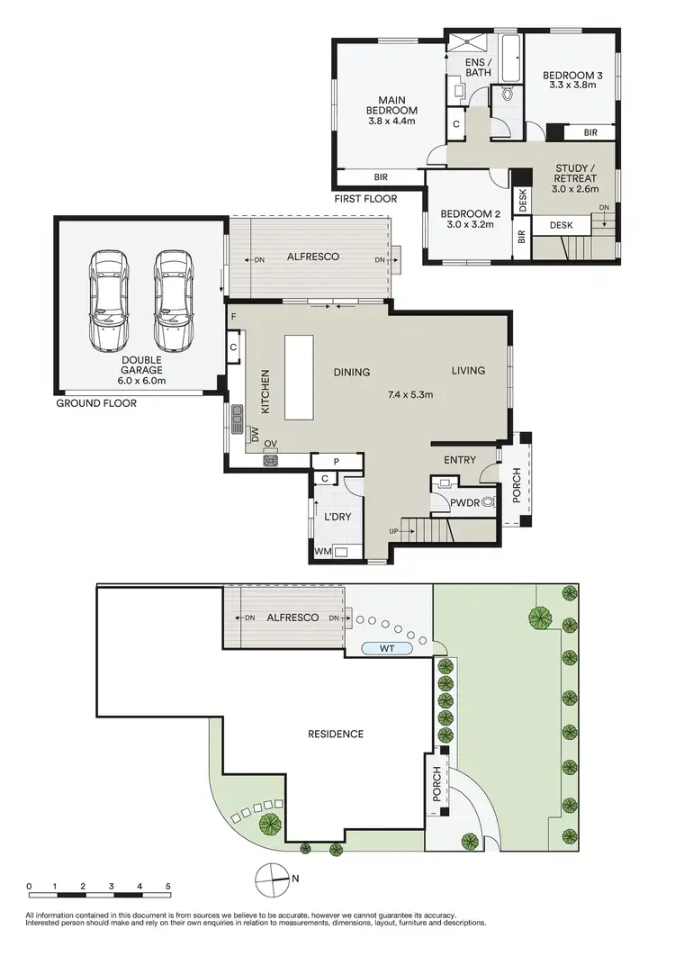 Floorplan of Homely townhouse listing, 1/341 Bell Street, Bellfield VIC 3081