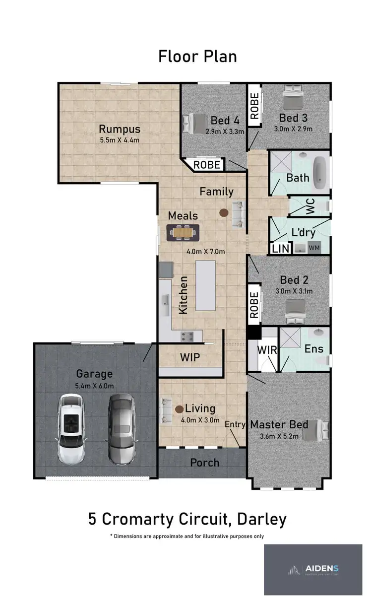Floorplan of Homely house listing, 5 Cromarty Circuit, Darley VIC 3340