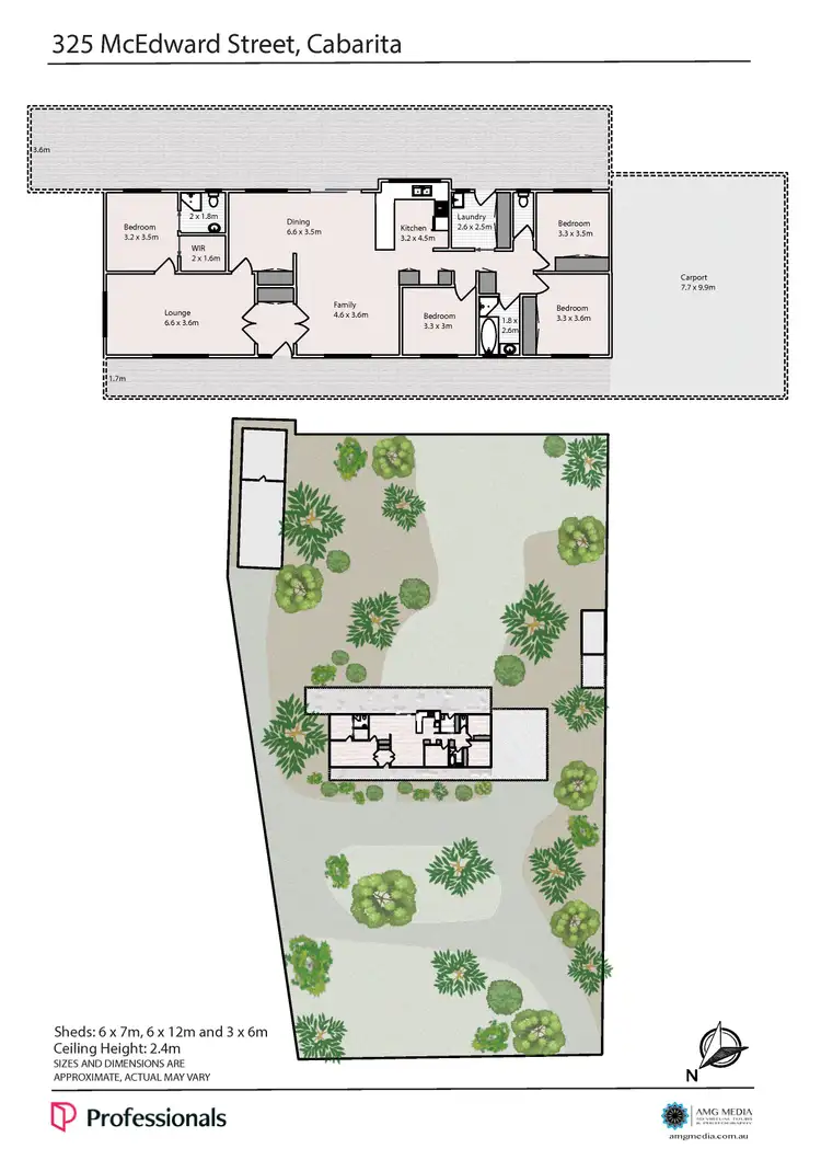 Floorplan of Homely house listing, 325 Mcedward Street, Cabarita VIC 3505