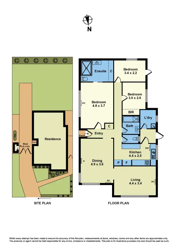 Floorplan of Homely house listing, 55 Couch Street, Sunshine VIC 3020