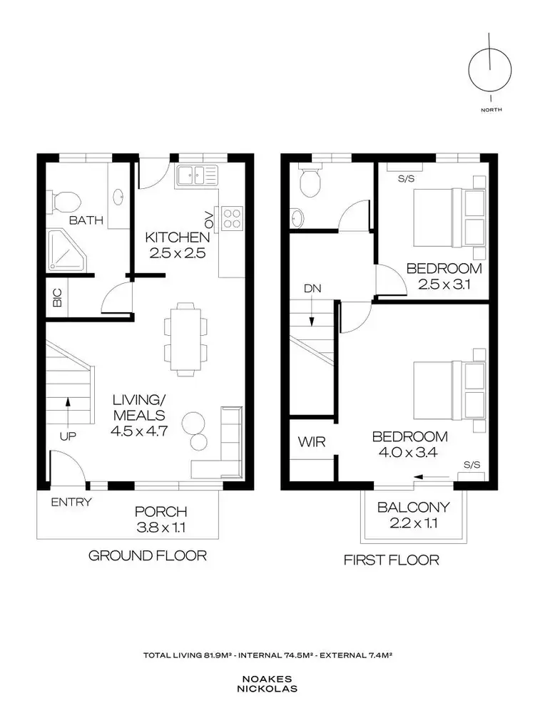 Floorplan of Homely unit listing, 4/12 Conyngham Street, Glenside SA 5065