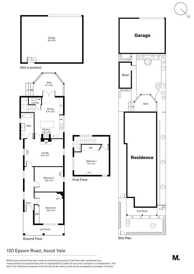 Floorplan of Homely house listing, 120 Epsom Road, Ascot Vale VIC 3032