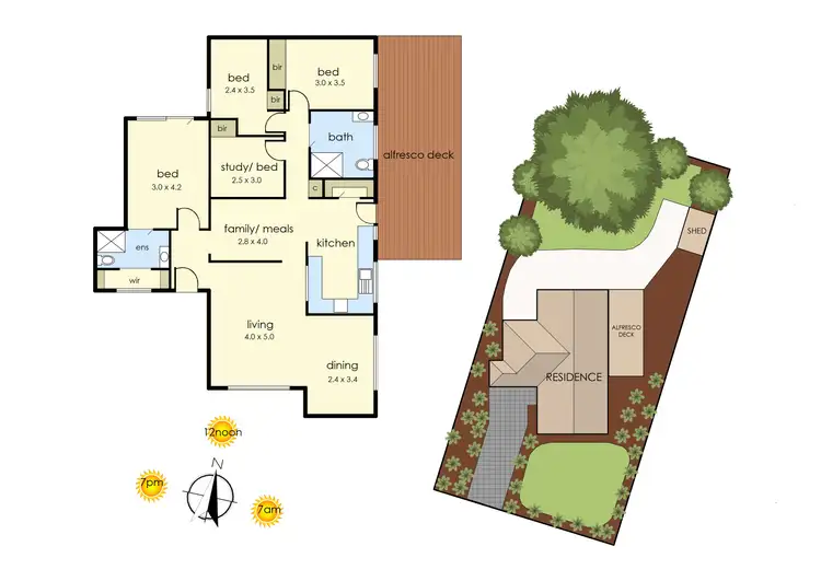 Floorplan of Homely house listing, 9 Kenley Court, Frankston VIC 3199