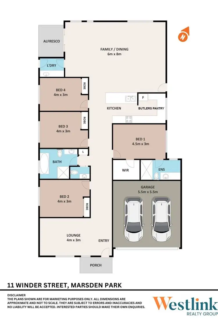 Floorplan of Homely house listing, 11 Winder Street, Marsden Park NSW 2765