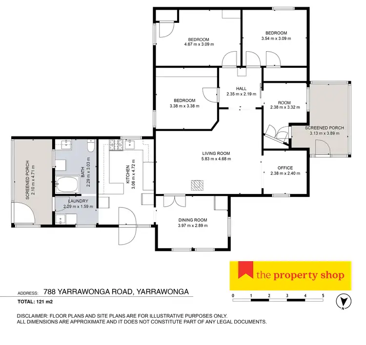 Floorplan of Homely rural property listing, 788 Yarrawonga Road, Mudgee NSW 2850