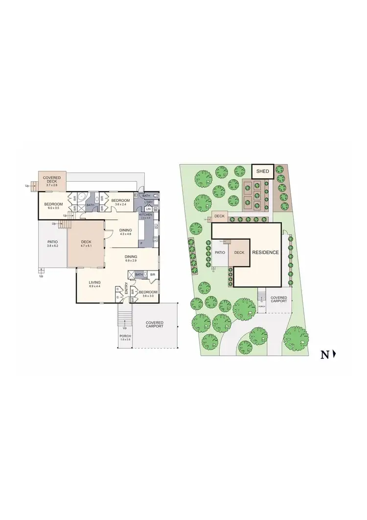 Floorplan of Homely house listing, 4 Durban Road, Emerald VIC 3782
