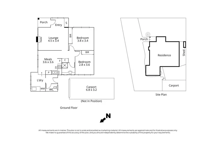 Floorplan of Homely unit listing, 1/215 Spring Street, Reservoir VIC 3073