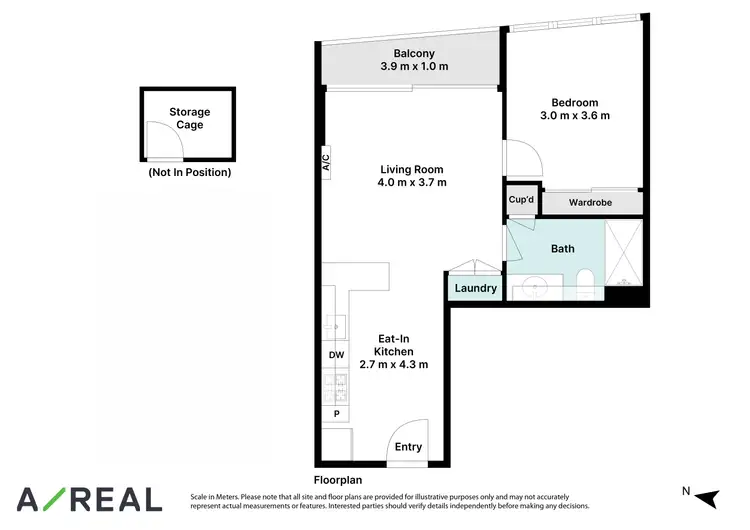 Floorplan of Homely apartment listing, 1003/3-5 St Kilda Road, St Kilda VIC 3182