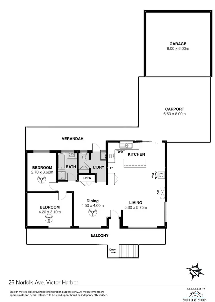 Floorplan of Homely house listing, 26 Norfolk Avenue, Victor Harbor SA 5211