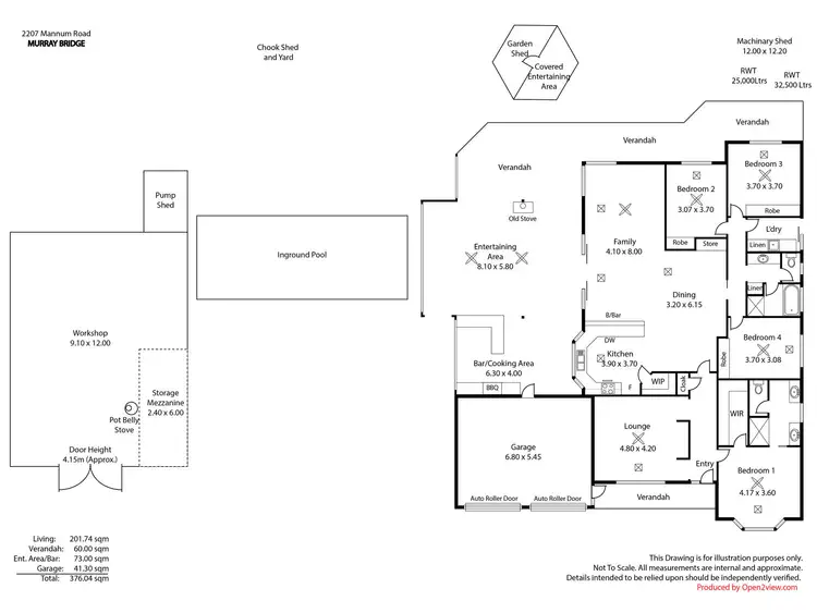 Floorplan of Homely house listing, 2207 Mannum Road, Murray Bridge SA 5253