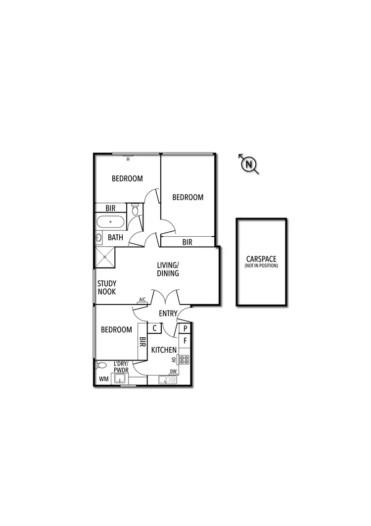 Floorplan of Homely apartment listing, 23/425 Toorak Road, Toorak VIC 3142