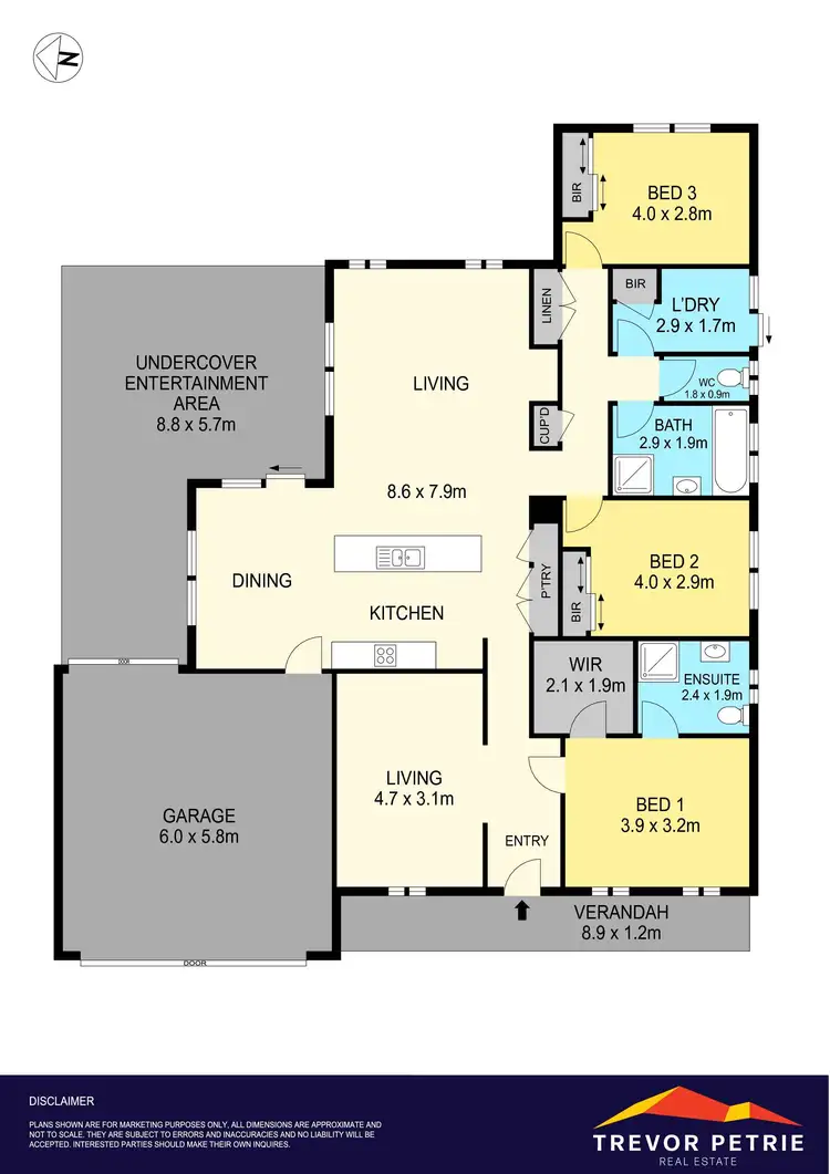 Floorplan of Homely house listing, 3 Parkhaven Court, Mount Clear VIC 3350