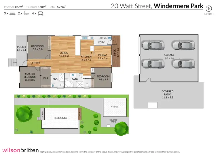 Floorplan of Homely house listing, 20 Watt Street, Windermere Park NSW 2264