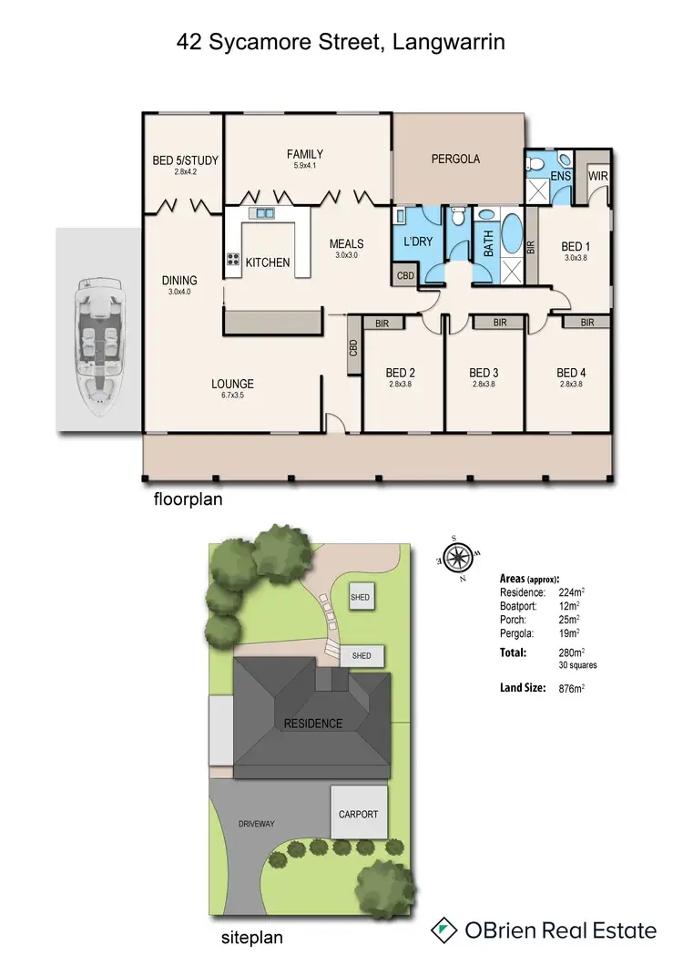 Floorplan of Homely house listing, 42 Sycamore Street, Langwarrin VIC 3910