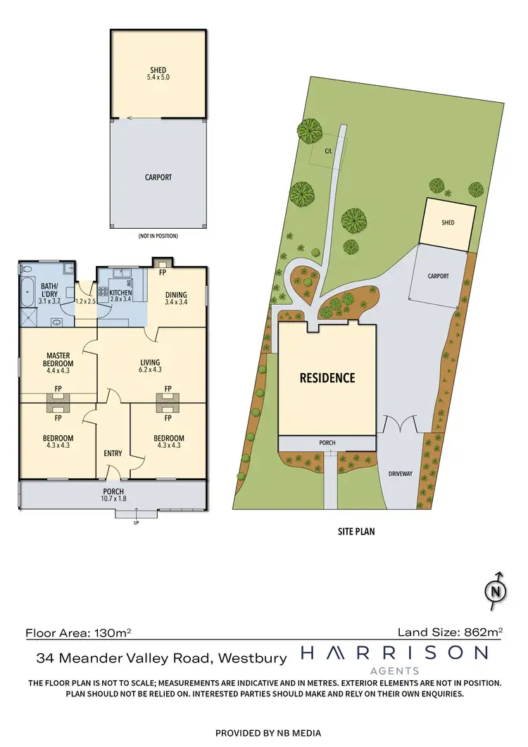 Floorplan of Homely house listing, 34 Meander Valley Road, Westbury TAS 7303