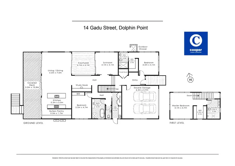 Floorplan of Homely house listing, 14 Gadu Street, Dolphin Point NSW 2539