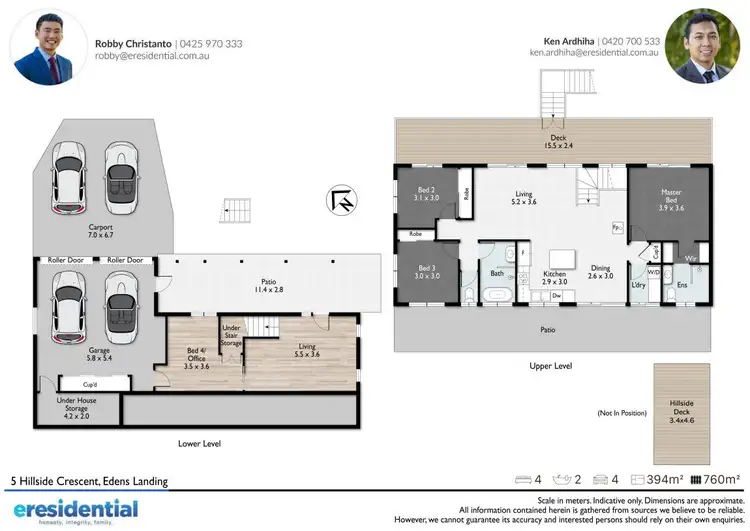 Floorplan of Homely house listing, 5 Hillside Crescent, Edens Landing QLD 4207