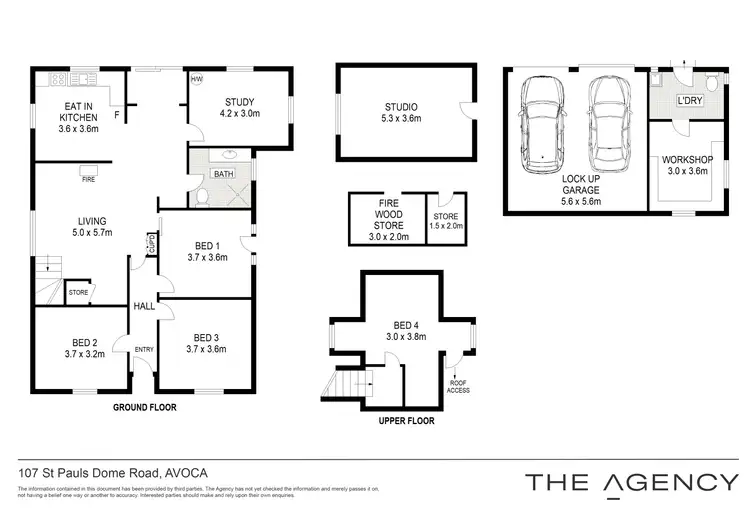 Floorplan of Homely house listing, 107 St Pauls Dome Road, Avoca TAS 7213
