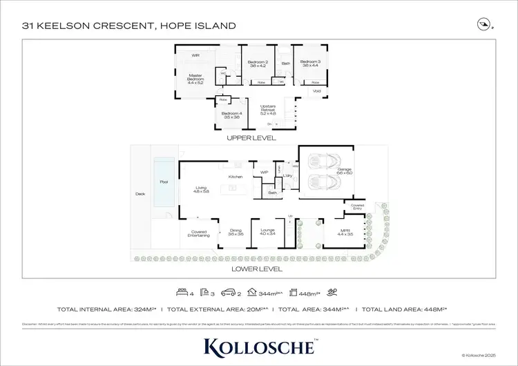 Floorplan of Homely house listing, 31 Keelson Crescent, Hope Island QLD 4212