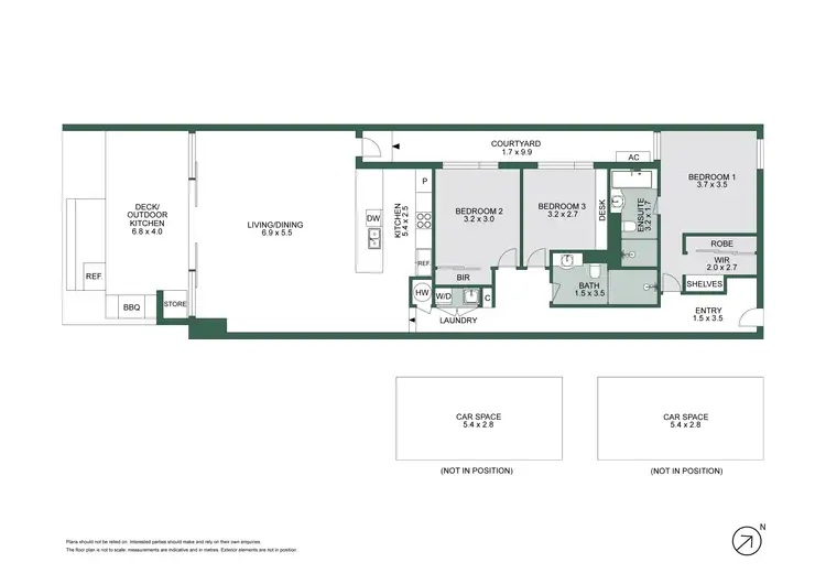 Floorplan of Homely apartment listing, 102/348 Beaconsfield Parade, St Kilda West VIC 3182