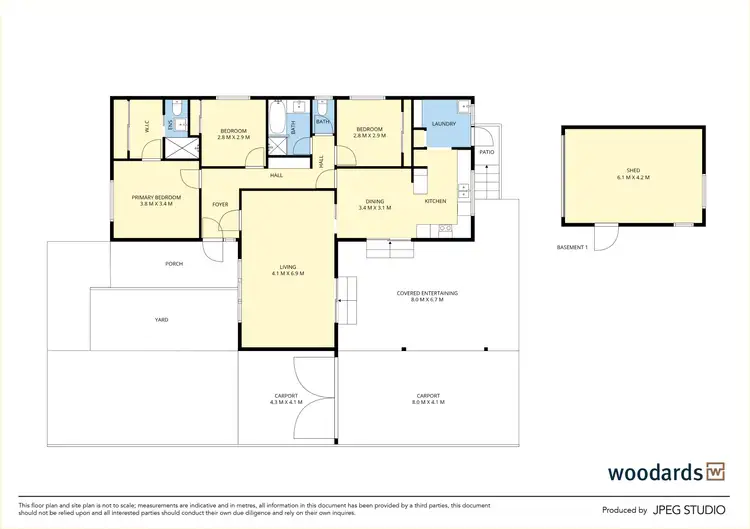 Floorplan of Homely house listing, 91 Harker Street, Sunbury VIC 3429