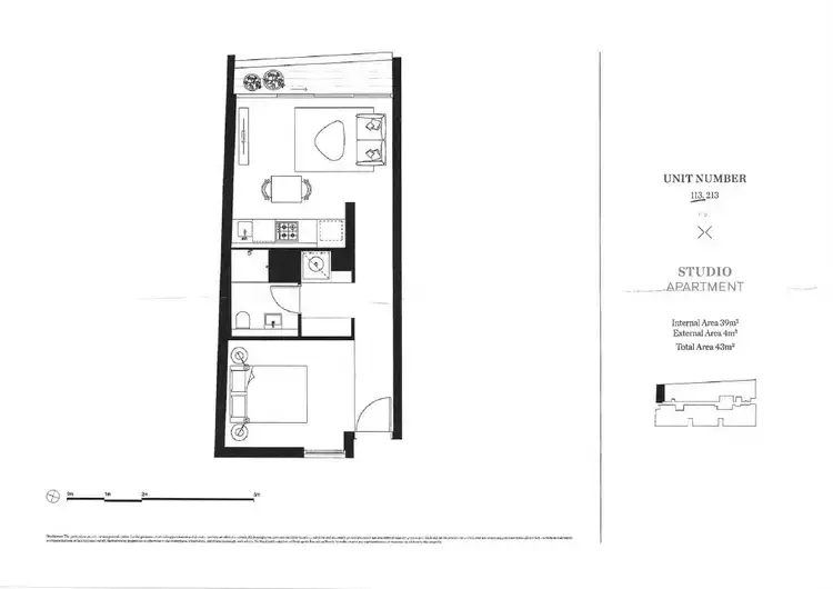 Floorplan of Homely apartment listing, 113/225 Pacific Highway, North Sydney NSW 2060